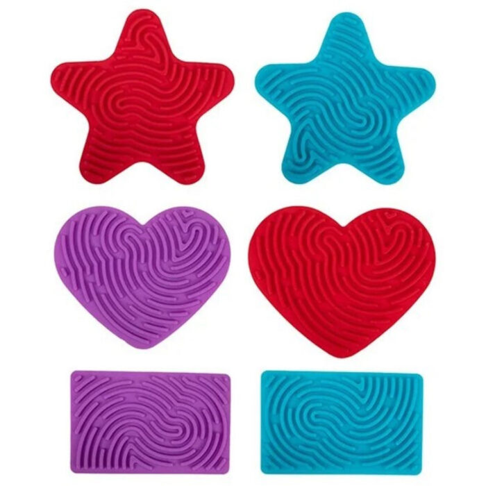 Curly board groot 12 slierten 17x11x1 cm 6 assorti - Afbeelding 2