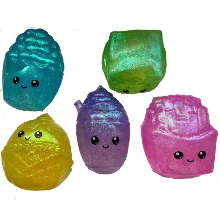 Amazing Cool suiker squishy glitter 4 assorti