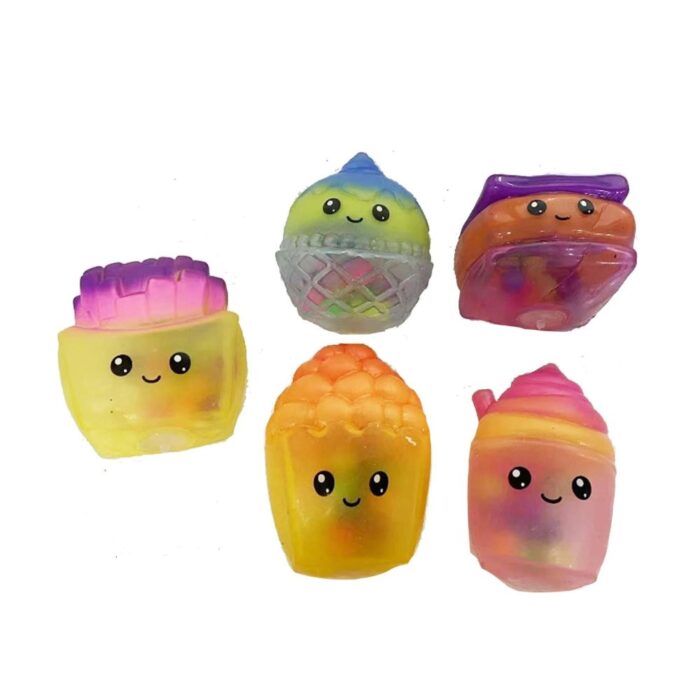 Amazing Cool squishy regenboog kralen fidget assorti