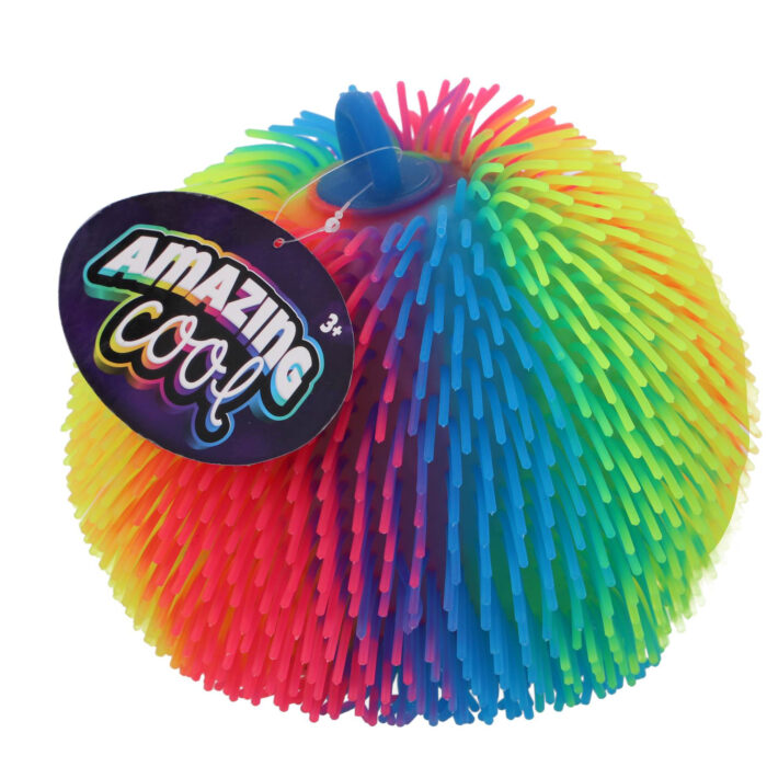 Amazing Cool pufferbal 20 cm rainbow assorti - Afbeelding 3