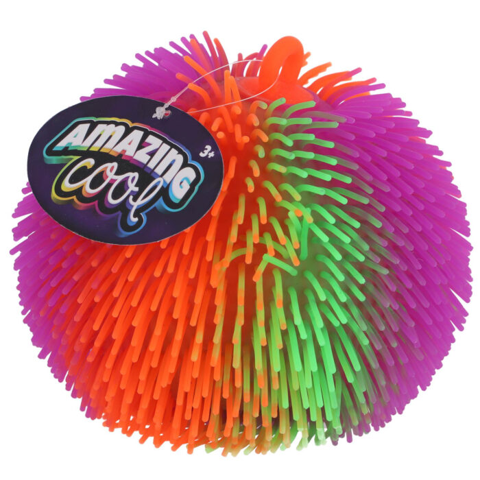 Amazing Cool pufferbal 20 cm rainbow assorti - Afbeelding 4