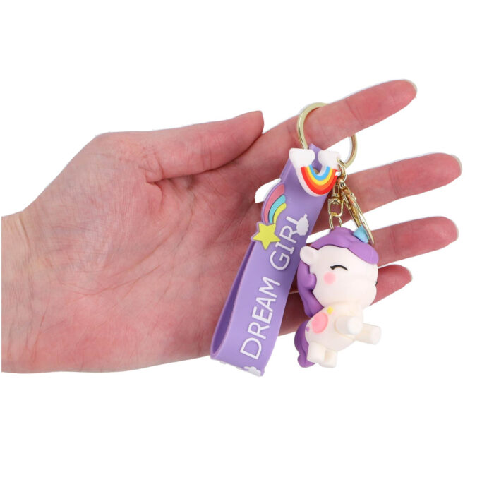 Sleutelhanger eenhoorn 4 assorti - Afbeelding 6