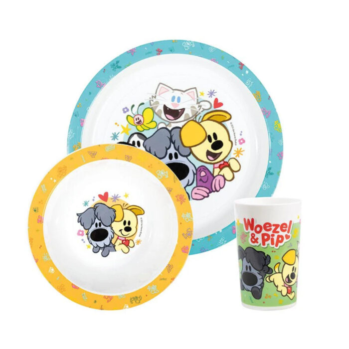 Woezel & Pip Eetset Melamine - Afbeelding 2