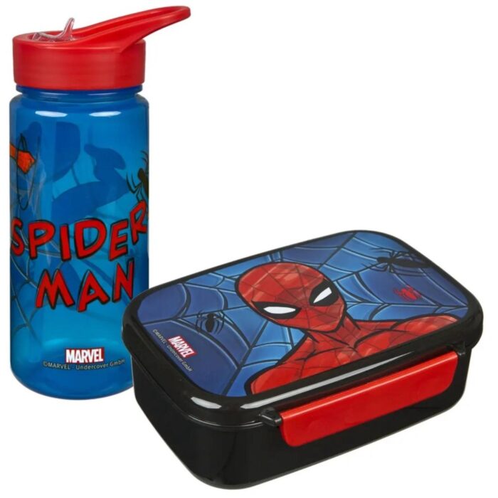 Spiderman set broodtrommel en drinkfles
