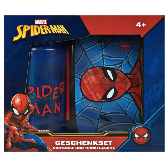 Spiderman set broodtrommel en drinkfles - Afbeelding 2