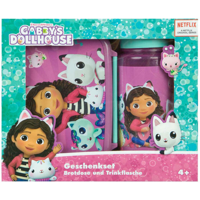 Gabby set broodtrommel en drinkfles - Afbeelding 2