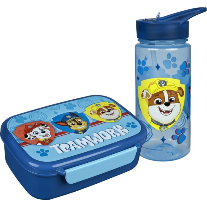 Paw patrol set broodtrommel en drinkfles