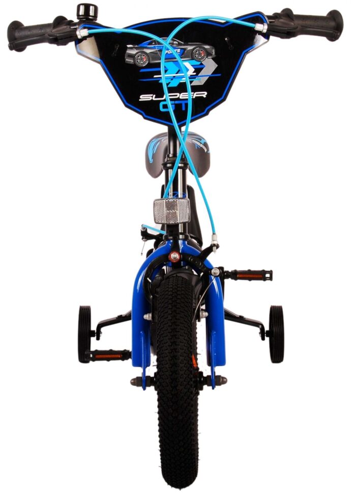 Volare Super GT Kinderfiets - Jongens - 12 inch - Blauw - Twee handremmen - Afbeelding 11