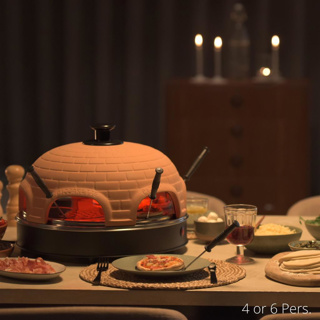 Pizzarette 4 Persoons Emerio - Afbeelding 4