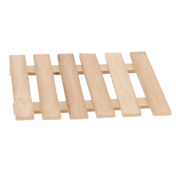 Eco-Import Bamboo pannenonderzetter 17,5 x 18 cm - Afbeelding 2