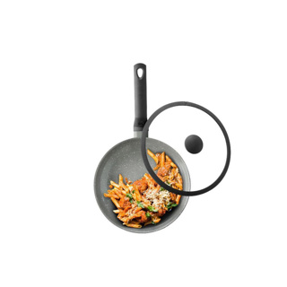 BK Granite hapjespan met deksel Ø28 cm - Afbeelding 3