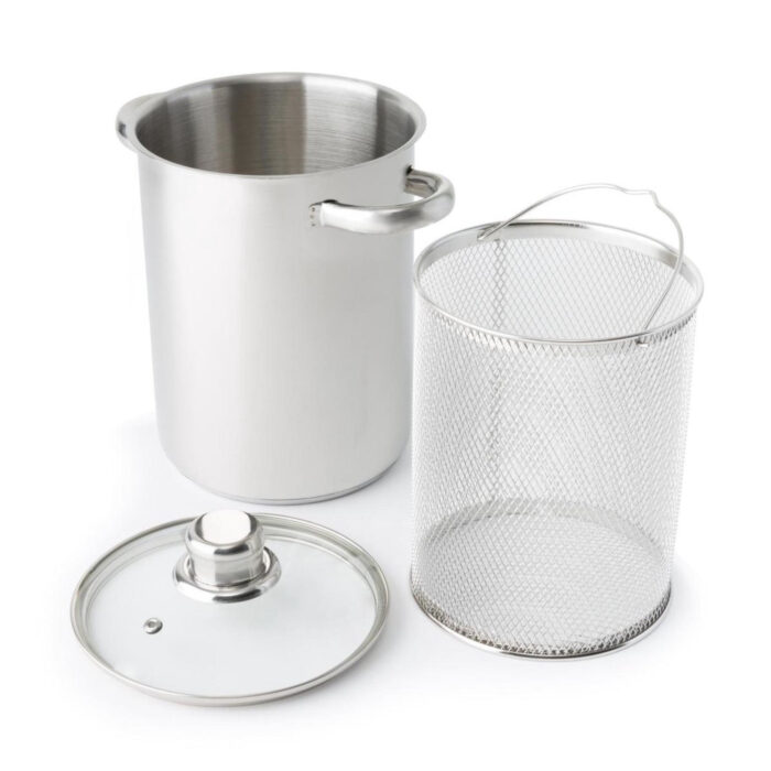 Asperge pastapan RVS 21x16cm - Afbeelding 2