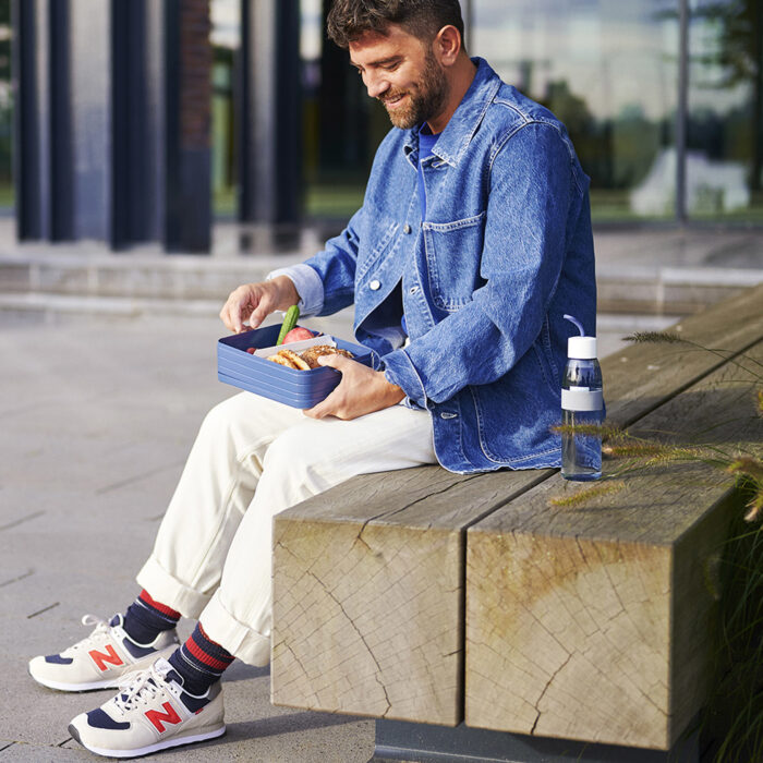 Mepal lunchbox large nordic black take a break - Afbeelding 2