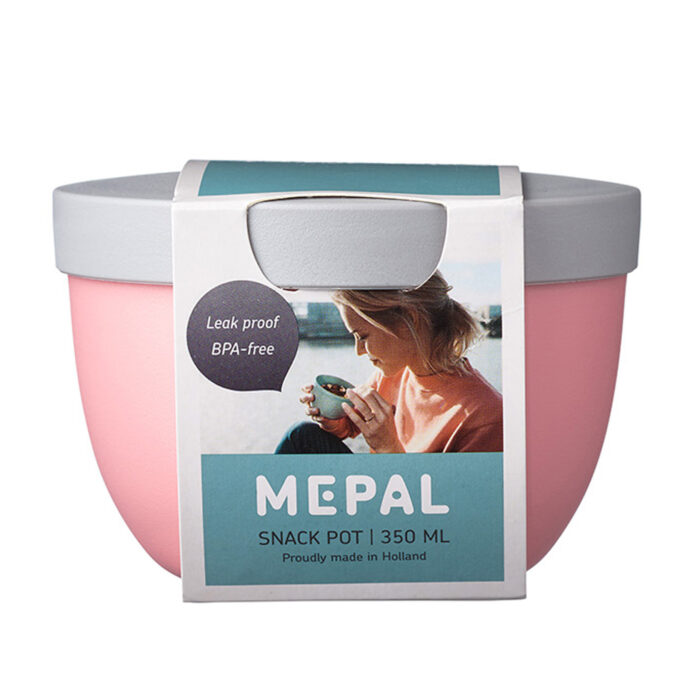 Mepal snackpot ellipse 350 ml vivid mauve - Afbeelding 2