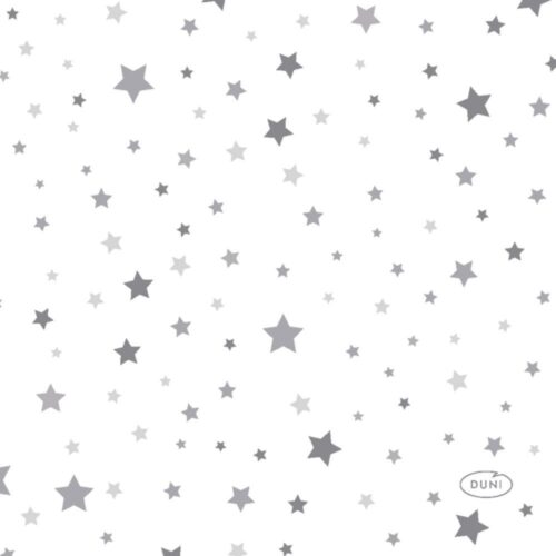 Servetten Silver Stardust 24 x 24 cm