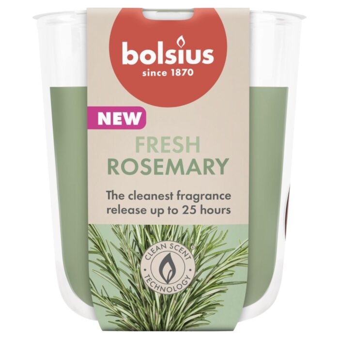 Bolsius geurglas 80/73 true scents rosemary
