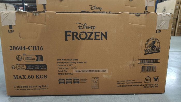 Disney Frozen 2 Kinderfiets - Meisjes - 16 inch - Blauw/Paars - Afbeelding 13