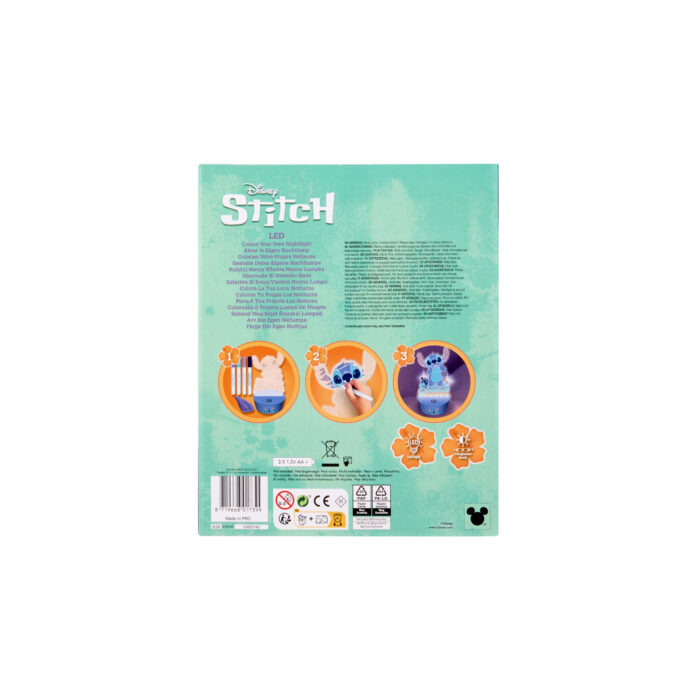 Stitch kleur je eigen led nachtlampje - Afbeelding 5