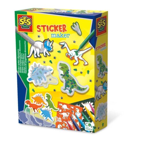 SES dino stickers maken