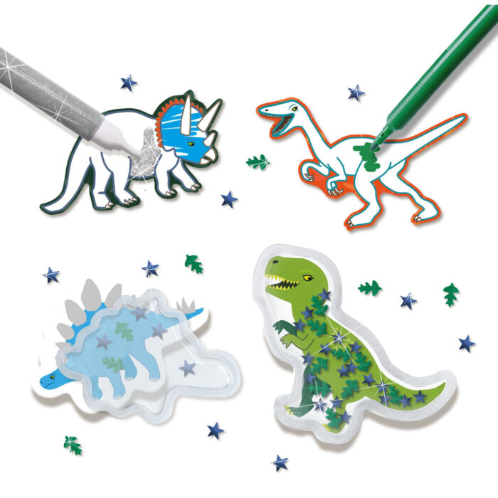 SES dino stickers maken - Afbeelding 3