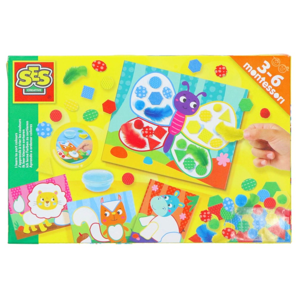 SES kleuren en materialen sorteren