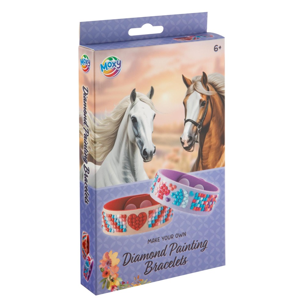Diamond painting armbanden Horse collection 2  stuks
