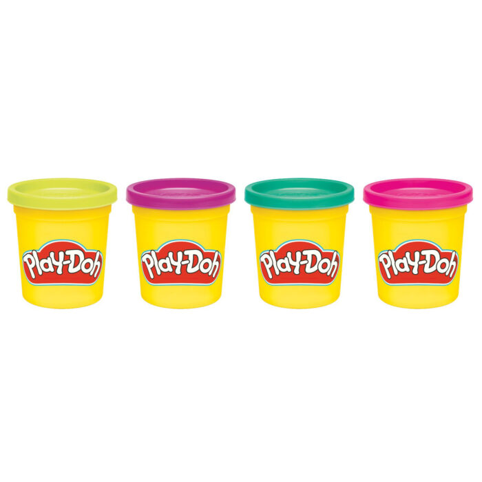 Play-Doh vibrant colours 4 pack new - Afbeelding 2