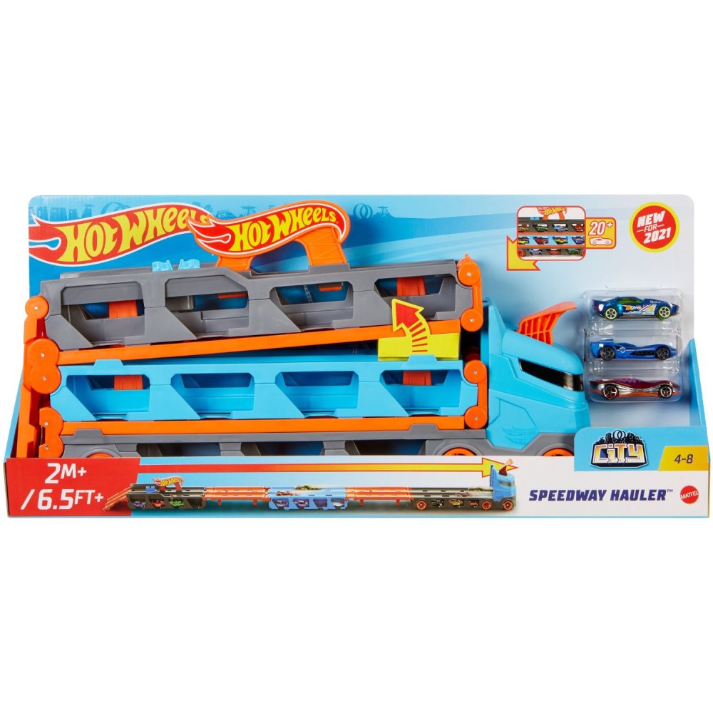 Hot Wheels City Speedway Transportwagen
