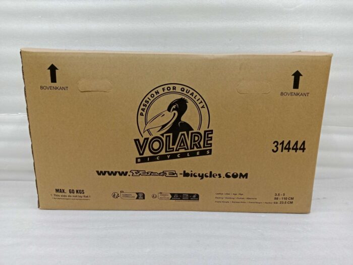 Volare Blossom Kinderfiets - Meisjes - 14 inch - Wit - Afbeelding 11