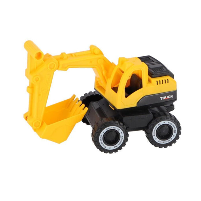 Rapid Wheels Autotransporter bouwvoertuigen met licht en geluid en frictie - Afbeelding 5