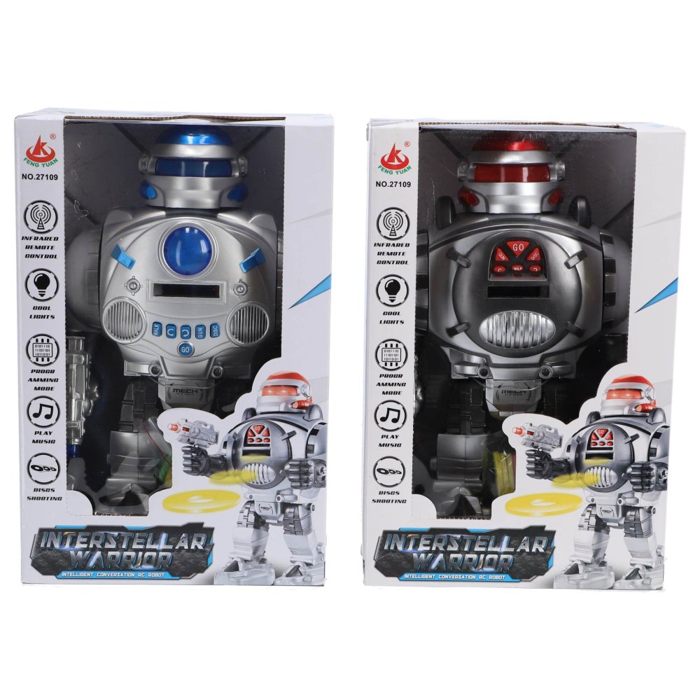 Radiografisch Bestuurbare Robot Interstellar Warrior Met Licht En Geluid 2 Assorti