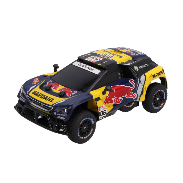 Radiografisch bestuurbare auto peugeot 1:16 2.4g 3008 dkr loeb 19 - Afbeelding 4