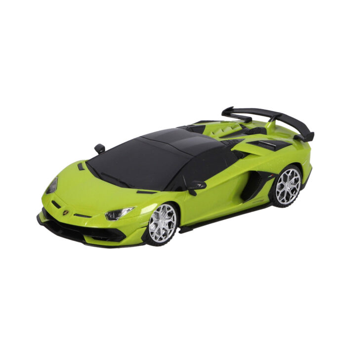 Radiografisch bestuurbare auto lamborghini 1:24 aventador svj roadster neon groen - Afbeelding 3