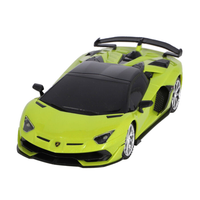 Radiografisch bestuurbare auto lamborghini 1:24 aventador svj roadster neon groen - Afbeelding 4