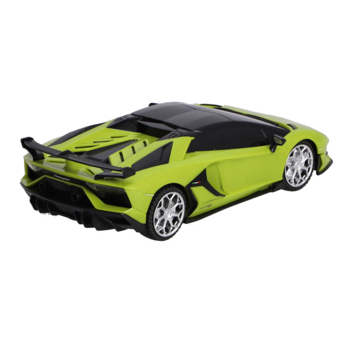 Radiografisch bestuurbare auto lamborghini 1:24 aventador svj roadster neon groen - Afbeelding 6