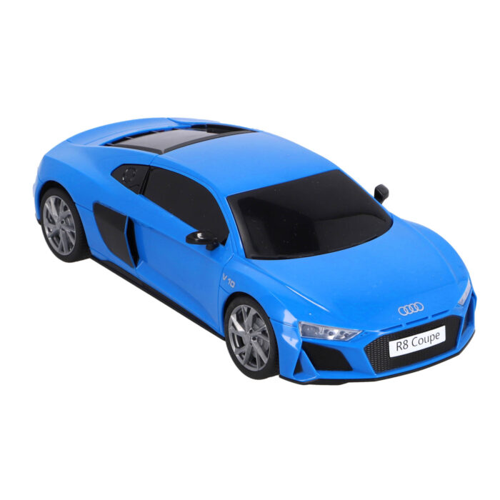 Radiografisch bestuurbare auto audi 1:16 2.4g r8 coupé blauw - Afbeelding 3