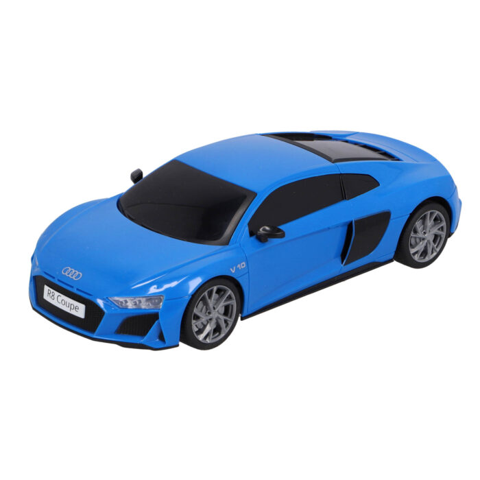 Radiografisch bestuurbare auto audi 1:16 2.4g r8 coupé blauw - Afbeelding 4