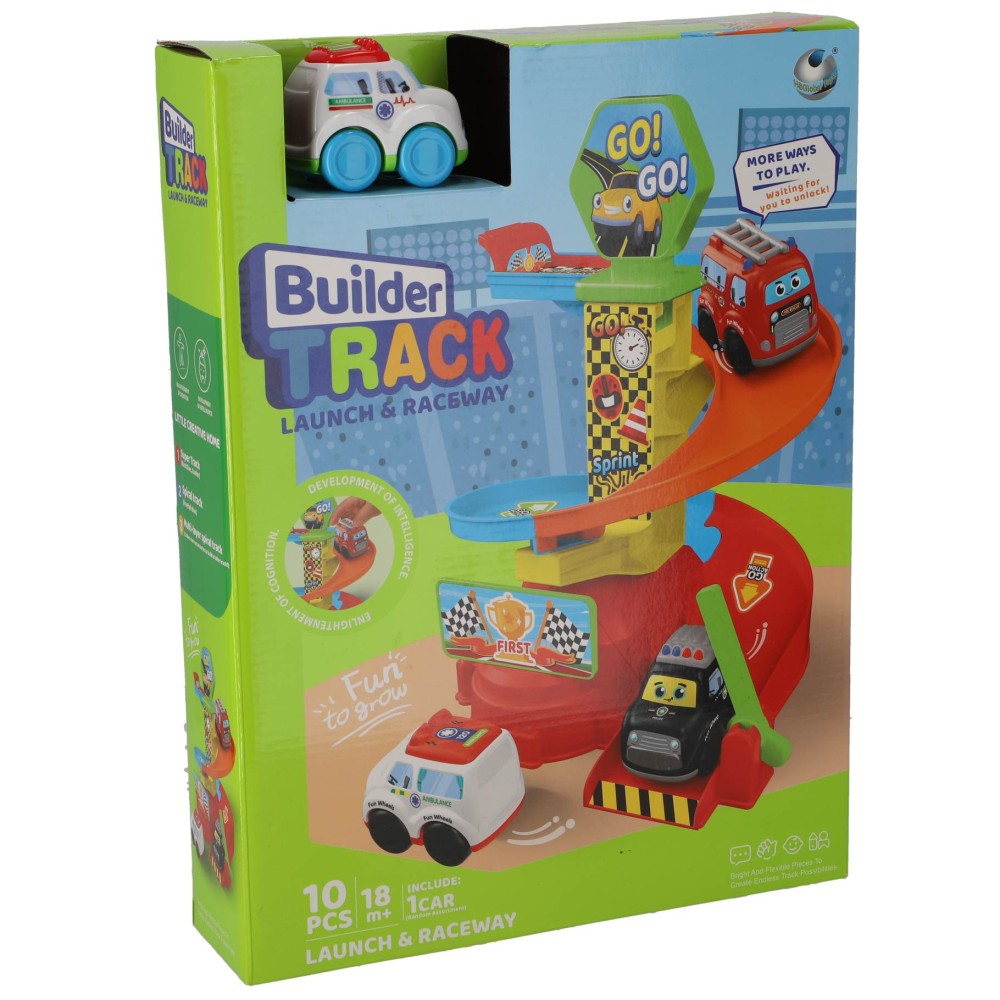 Racebaan met 1 auto pre-school