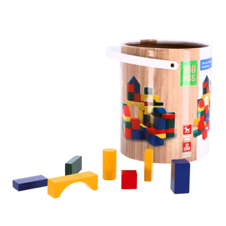 Blokkenton hout 100-delig - Afbeelding 2