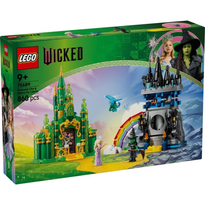 LEGO 75689 Wicked Emerald City en Kiamo Ko kasteel