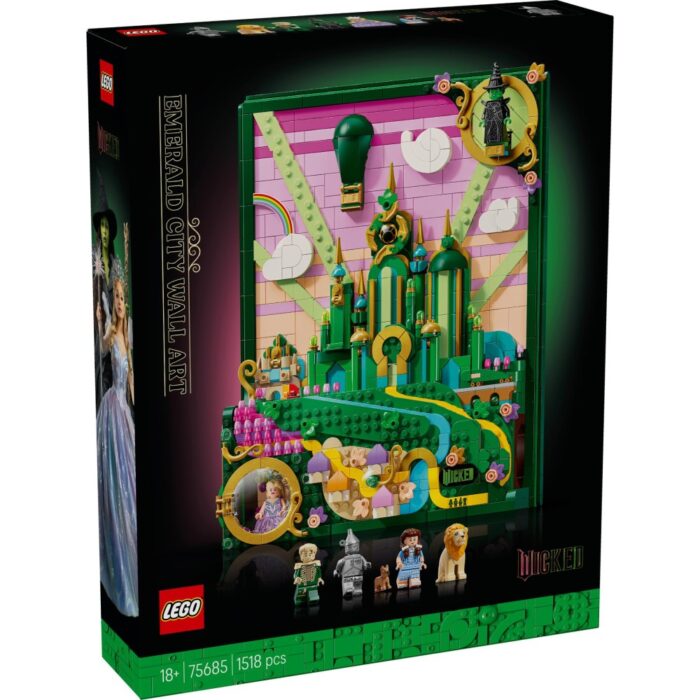 LEGO 75685 Wicked Emerald City muurkunst