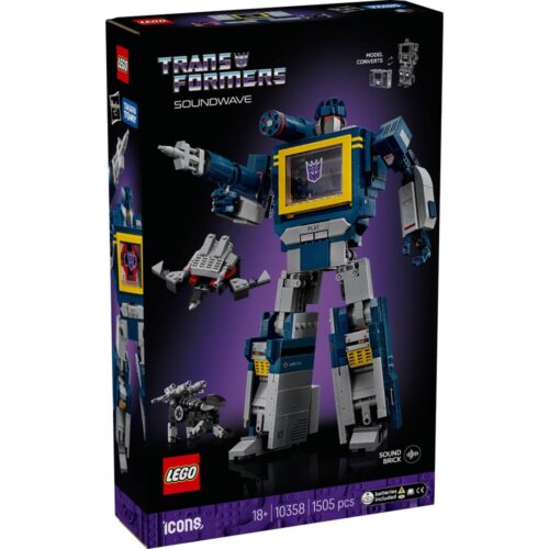 LEGO 10358 Icons Transformers: Soundwave