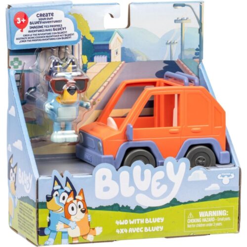 Bluey auto 4x4 inclusief Bluey figuur