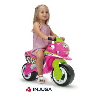 Injusa Loopfiets Motor Tornado Roze - Afbeelding 2