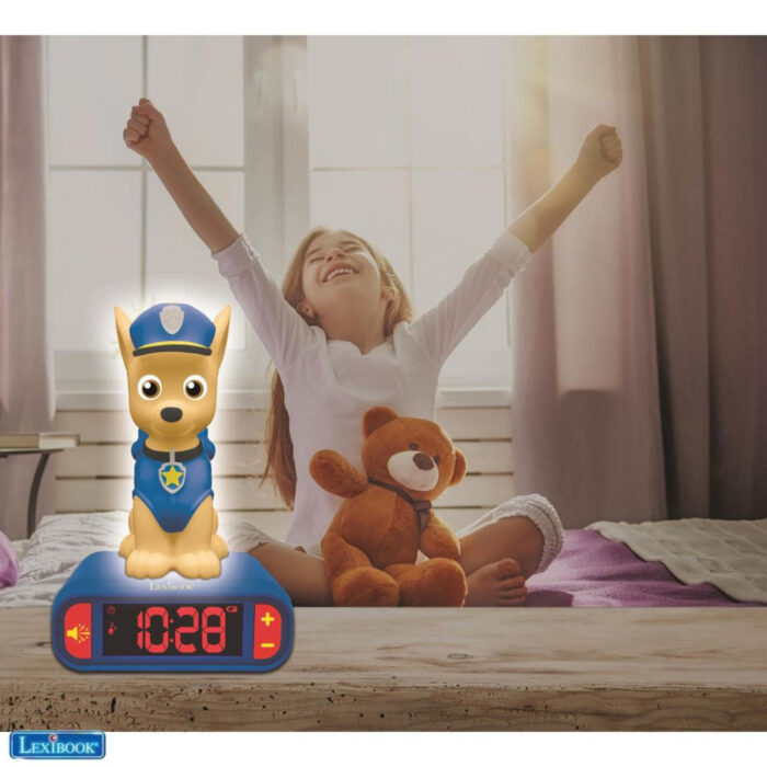 Wekker Radio Paw Patrol 3D met licht en geluidseff - Afbeelding 3