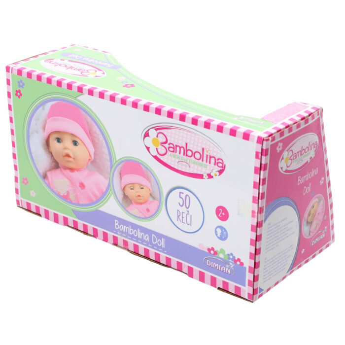 Bambolino pop 40 cm praat 50 Nederlandse zinnen - Afbeelding 2