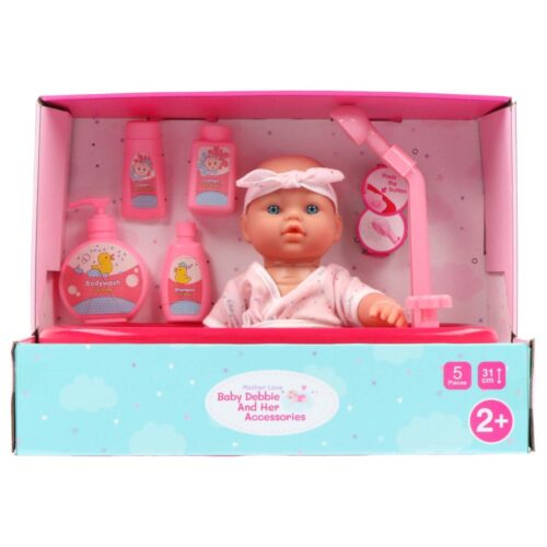 My Beautiful Dollsroom poppenbadje met  douchefunctie