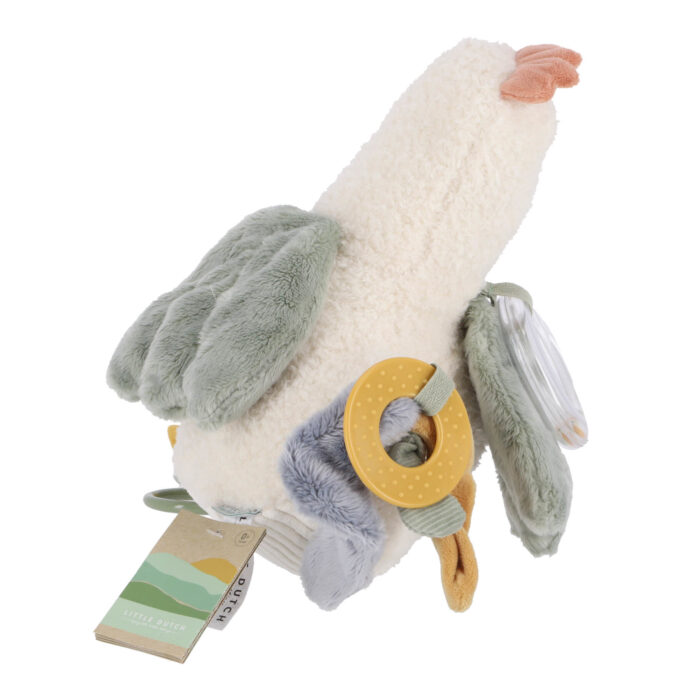 Little Farm Activiteitenknuffel Kip 25cm - Afbeelding 4