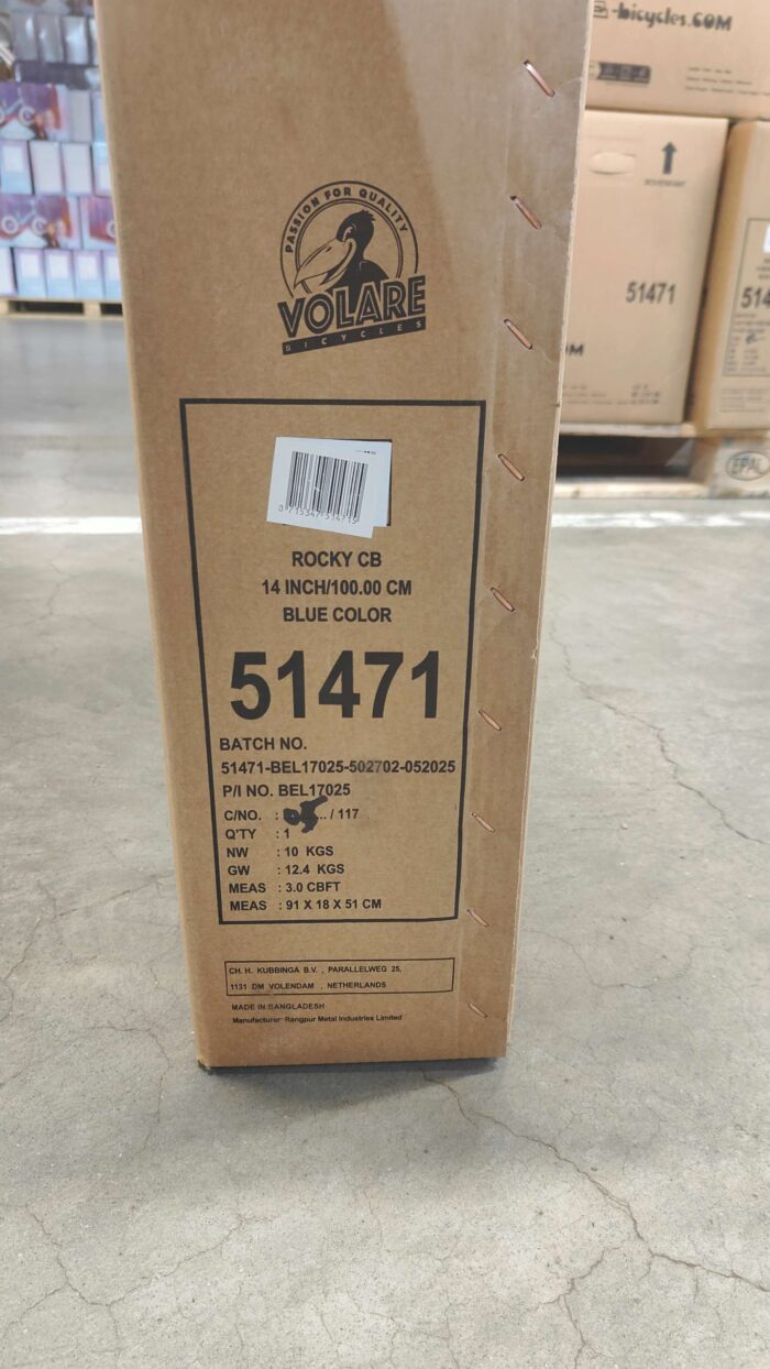 Volare Rocky Kinderfiets - Jongens - 14 inch - Blauw - Afbeelding 11