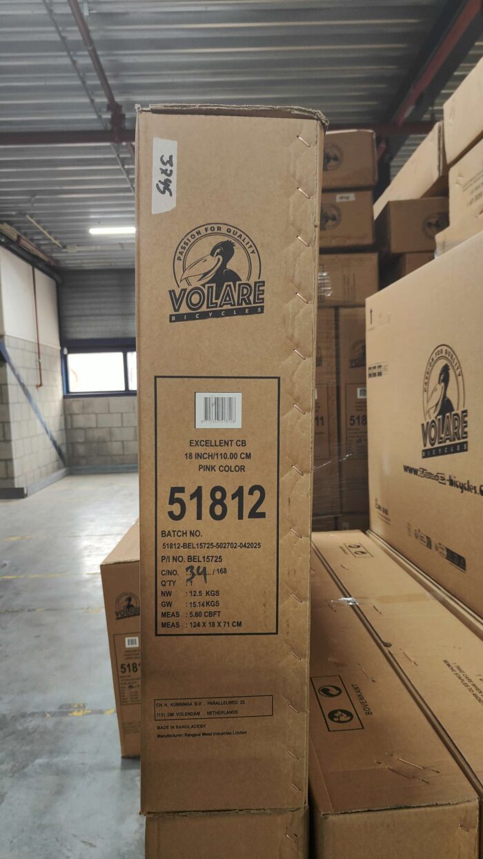 Volare Excellent Kinderfiets - Meisjes -18 inch - Roze - 95% afgemonteerd - Afbeelding 11